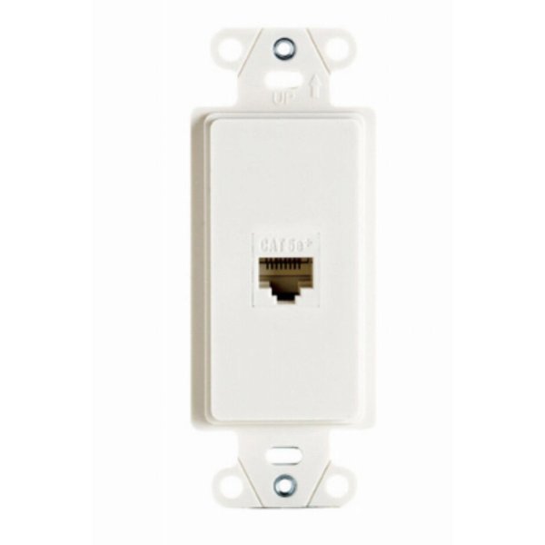 Pass & Seymour 1Port Cat5E Wall Jack WP3210WHV1